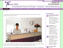 Tablet Screenshot of physio.weyh.org